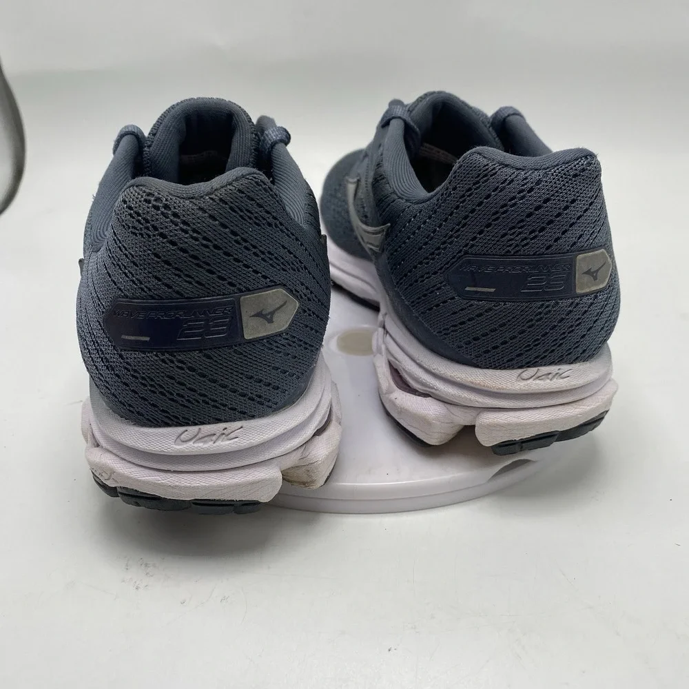 Mizuno Shoes Women Size 7 Wave Rider 23 Gray Athletic Running Trainers 3993 - Picture 6 of 16